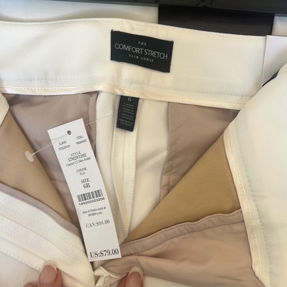 Classic Ankle Pant - comfort stretch material - WHBM - Picture 2 of 2